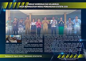 Perkuat koordinasi dan kolaborasi untuk meningkatkan indeks pembangunan statistik 2026